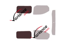 Glazing template - 3/4 rear kit - Ford Custom Transit (2) 5/6-door van (since 2024) Glazing template - 3/4 rear kit - Ford Custom Transit (2) 5/6-door van (since 2024)