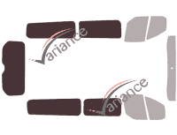 Gabarit vitrage - kit 3/4 arrière - Ford Custom Transit (1) LONG 4 portes (2014 - 2023) Gabarit vitrage - kit 3/4 arrière - Ford Custom Transit (1) LONG 4 portes (2014 - 2023)