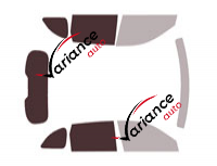 Mascherina per vetri - Kit 3/4 posteriore - Great Wall (1) Jolion 5 porte (dal 2021)