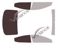 Mascherina per vetri - kit 3/4 posteriore - Hyundai Elantra (5) berlina 4 porte (2011 - 2017)