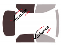 Glazing template - 3/4 rear kit - Hyundai Ioniq 5 (1) 5 5 doors (since 2021)