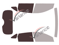Glazing template - 3/4 rear kit - Hyundai Tucson (4) 5-door (since 2021) Glazing template - 3/4 rear kit - Hyundai Tucson (4) 5-door (since 2021)