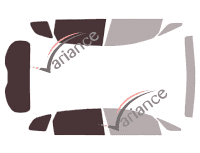 Gabarit vitrage - kit 3/4 arrière - Kia Carens (3) 5 portes (2013 - 2019) Gabarit vitrage - kit 3/4 arrière - Kia Carens (3) 5 portes (2013 - 2019)