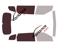 Gabarit vitrage - kit 3/4 arrière - Kia Carens (4) 5 portes (depuis 2022) Gabarit vitrage - kit 3/4 arrière - Kia Carens (4) 5 portes (depuis 2022)