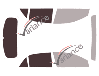 Glazing template - 3/4 rear kit - Kia Rio (4) 5 doors (since 2017)