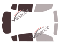 Gabarit vitrage - kit 3/4 arrière - Kia Sportage (4) 5 portes (2016 - 2021) Gabarit vitrage - kit 3/4 arrière - Kia Sportage (4) 5 portes (2016 - 2021)