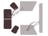 Gabarit vitrage - kit 3/4 arrière - Land Rover Defender (2) Pick-up 2 portes (1990 - 2017) Gabarit vitrage - kit 3/4 arrière - Land Rover Defender (2) Pick-up 2 portes (1990 - 2017)