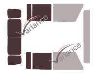 Gabarit vitrage - kit 3/4 arrière - Land Rover Defender (1) Pick-Up 4 portes (1983 - 2001) Gabarit vitrage - kit 3/4 arrière - Land Rover Defender (1) Pick-Up 4 portes (1983 - 2001)