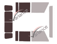 Gabarit vitrage - kit 3/4 arrière - Land Rover Defender (2) Pick-up 4 portes (1990 - 2017) Gabarit vitrage - kit 3/4 arrière - Land Rover Defender (2) Pick-up 4 portes (1990 - 2017)