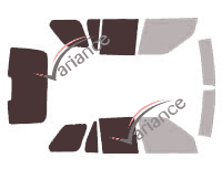 Verglasungsschablone - Kit 3/4 hinten - Land Rover Range Rover Sport (1) SPORT 5-türig (2011 - 2013) Verglasungsschablone - Kit 3/4 hinten - Land Rover Range Rover Sport (1) SPORT 5-türig (2011 - 2013)