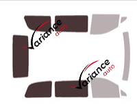 Gabarit vitrage - kit 3/4 arrière - Mercedes-Benz Vito / EQV (2) Compact 5 portes (2003 - 2014) Gabarit vitrage - kit 3/4 arrière - Mercedes-Benz Vito / EQV (2) Compact 5 portes (2003 - 2014)