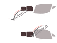 Plantilla de acristalamiento - Kit 3/4 trasero - Nissan NV200 (1) Furgoneta 5/6 puertas (2009 - 2021)