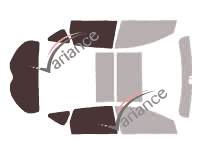 Verglasungsschablone - Kit 3/4 hinten - Nissan Murano (2) 5-türig (2008 - 2015) Verglasungsschablone - Kit 3/4 hinten - Nissan Murano (2) 5-türig (2008 - 2015)