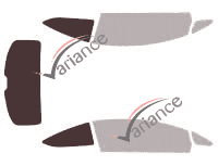 Gabarit vitrage - kit 3/4 arrière - Opel Astra (J) (GTC) 3 portes (2012 - 2018) Gabarit vitrage - kit 3/4 arrière - Opel Astra (J) (GTC) 3 portes (2012 - 2018)