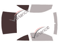 Gabarit vitrage - kit 3/4 arrière - Opel Astra (G) Coupe 3 portes (2000 - 2006) Gabarit vitrage - kit 3/4 arrière - Opel Astra (G) Coupe 3 portes (2000 - 2006)