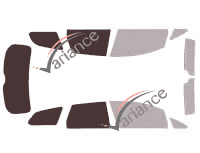 Gabarit vitrage - kit 3/4 arrière - Opel Astra (J) Tourer Break 5 portes (2010 - 2016) Gabarit vitrage - kit 3/4 arrière - Opel Astra (J) Tourer Break 5 portes (2010 - 2016)