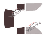 Glazing template - kit 3/4 rear - Peugeot 205 (1) 3 doors (1983 - 1999) Glazing template - kit 3/4 rear - Peugeot 205 (1) 3 doors (1983 - 1999)