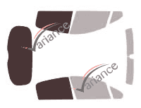 Mascherina per vetri - kit 3/4 posteriore - Peugeot 207 5 portes (2006 - 2012) Mascherina per vetri - kit 3/4 posteriore - Peugeot 207 5 portes (2006 - 2012)