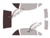 Glazing template - 3/4 rear kit - Peugeot 207 CC Cabriolet 2 doors (2007 - 2015) Glazing template - 3/4 rear kit - Peugeot 207 CC Cabriolet 2 doors (2007 - 2015)