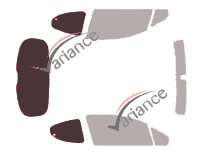 Glazing template - 3/4 rear kit - Peugeot 207 PLUS 3 doors (2012 - 2015) Glazing template - 3/4 rear kit - Peugeot 207 PLUS 3 doors (2012 - 2015)