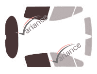 Gabarit vitrage - kit 3/4 arrière - Peugeot 308 (1) 5 portes (2007 - 2013) Gabarit vitrage - kit 3/4 arrière - Peugeot 308 (1) 5 portes (2007 - 2013)