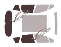 Gabarit vitrage - kit 3/4 arrière - Peugeot 308 (1) SW Break 5 portes (2008 - 2014) Gabarit vitrage - kit 3/4 arrière - Peugeot 308 (1) SW Break 5 portes (2008 - 2014)