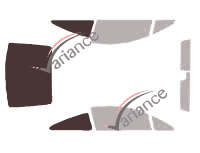 Glazing template - 3/4 rear kit - Peugeot 407 (1) Coupe 3 portes (2005 - 2012) Glazing template - 3/4 rear kit - Peugeot 407 (1) Coupe 3 portes (2005 - 2012)