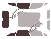 Glazing template - 3/4 rear kit - Peugeot 508 (1) SW Break 5 doors (2011 - 2018) Glazing template - 3/4 rear kit - Peugeot 508 (1) SW Break 5 doors (2011 - 2018)