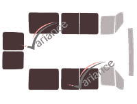 Glazing template - 3/4 rear kit - Citroën Jumper (1) Surélevé 5 portes (1994 - 2006) Glazing template - 3/4 rear kit - Citroën Jumper (1) Surélevé 5 portes (1994 - 2006)