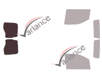 Glazing template - 3/4 rear kit - Toyota ProAce (2) 5-6 door van (since 2016) Glazing template - 3/4 rear kit - Toyota ProAce (2) 5-6 door van (since 2016)