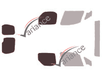 Template for glazing - kit 3/4 rear - Citroën Berlingo (2) Utility 6 doors (2008 - 2018) Template for glazing - kit 3/4 rear - Citroën Berlingo (2) Utility 6 doors (2008 - 2018)