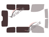 Gabarit vitrage - kit 3/4 arrière - Peugeot Traveller (1) Compact 5 portes (depuis 2016) Gabarit vitrage - kit 3/4 arrière - Peugeot Traveller (1) Compact 5 portes (depuis 2016)