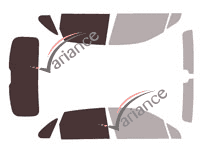Glazing template - 3/4 rear kit - Porsche Cayenne (3) 5 doors (since 2018) Glazing template - 3/4 rear kit - Porsche Cayenne (3) 5 doors (since 2018)