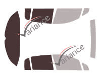 Mascherina per vetri - Kit 3/4 posteriore - Renault Vel Satis 5 porte (2001 - 2010) Mascherina per vetri - Kit 3/4 posteriore - Renault Vel Satis 5 porte (2001 - 2010)