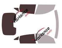 Gabarit vitrage - kit 3/4 arrière - Renault Arkana (1) 5 portes (depuis 2021) Gabarit vitrage - kit 3/4 arrière - Renault Arkana (1) 5 portes (depuis 2021)