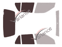 Gabarit vitrage - kit 3/4 arrière - Renault Clio (1) 5 portes (1990 - 1998) Gabarit vitrage - kit 3/4 arrière - Renault Clio (1) 5 portes (1990 - 1998)