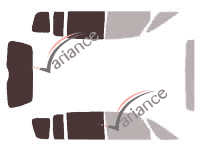 Glazing template - 3/4 rear kit - Renault Espace (4) Court 5 doors (2002 - 2014) Glazing template - 3/4 rear kit - Renault Espace (4) Court 5 doors (2002 - 2014)