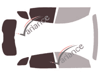 Sagoma di vetratura - Kit 3/4 posteriore - Renault Kadjar 5 porte (2015 - 2022) Sagoma di vetratura - Kit 3/4 posteriore - Renault Kadjar 5 porte (2015 - 2022)