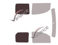Schablone Verglasung - Kit 3/4 hinten - Mercedes-Benz Citan (1) Van 4/5-türig (2012 - 2022) Schablone Verglasung - Kit 3/4 hinten - Mercedes-Benz Citan (1) Van 4/5-türig (2012 - 2022)