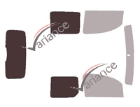 Plantilla de acristalamiento - Kit 3/4 trasero - Mercedes-Benz Citan (1) Furgoneta de 4 puertas (2012 - 2022) Plantilla de acristalamiento - Kit 3/4 trasero - Mercedes-Benz Citan (1) Furgoneta de 4 puertas (2012 - 2022)