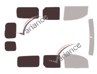 Plantilla de acristalamiento - Kit 3/4 trasero - Mercedes-Benz Citan (1) Maxi Vitrée furgoneta de 6 puertas (2012 - 2022) Plantilla de acristalamiento - Kit 3/4 trasero - Mercedes-Benz Citan (1) Maxi Vitrée furgoneta de 6 puertas (2012 - 2022)