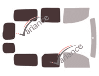 Plantilla de acristalamiento - Kit 3/4 trasero - Renault Kangoo (2) Maxi Vitrée 5 portes (2010 - 2022) Plantilla de acristalamiento - Kit 3/4 trasero - Renault Kangoo (2) Maxi Vitrée 5 portes (2010 - 2022)