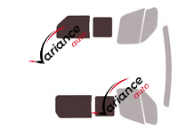 Glazing template - 3/4 rear kit - Renault Master (3) L2/L3/L4 5-door van (2019 - 2024) Glazing template - 3/4 rear kit - Renault Master (3) L2/L3/L4 5-door van (2019 - 2024)