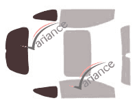 Template - 3/4 rear window kit - Renault Megane (3) Coupe 3 doors (2009 - 2016) Template - 3/4 rear window kit - Renault Megane (3) Coupe 3 doors (2009 - 2016)