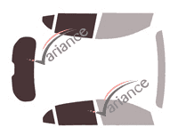 Glazing template - 3/4 rear kit - Renault Megane (4) 5 doors (2016 - 2023)