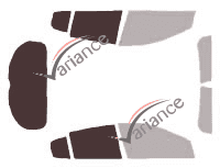 Glazing template - 3/4 rear kit - Renault Megane (3) 5 doors (2008 - 2016) Glazing template - 3/4 rear kit - Renault Megane (3) 5 doors (2008 - 2016)