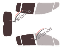 Glazing template - 3/4 rear kit - Renault Modus (1) 5 doors (2004 - 2008) Glazing template - 3/4 rear kit - Renault Modus (1) 5 doors (2004 - 2008)