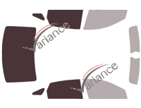 Verglasungsschablone - Kit 3/4 hinten - Renault Talisman (1) Limousine 4 Türen (2015 - 2023) Verglasungsschablone - Kit 3/4 hinten - Renault Talisman (1) Limousine 4 Türen (2015 - 2023)