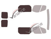 Gabarit vitrage - kit 3/4 arrière - Renault Trafic (2) Utilitaire 5 portes (2002 - 2015) Gabarit vitrage - kit 3/4 arrière - Renault Trafic (2) Utilitaire 5 portes (2002 - 2015)