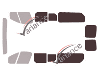 Gabarit vitrage - kit 3/4 arrière - Renault Trafic (3) Long 5/6 portes (depuis 2014) Gabarit vitrage - kit 3/4 arrière - Renault Trafic (3) Long 5/6 portes (depuis 2014)